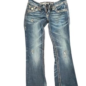 Rock Revival Blue Boot Cut Jeans for Women